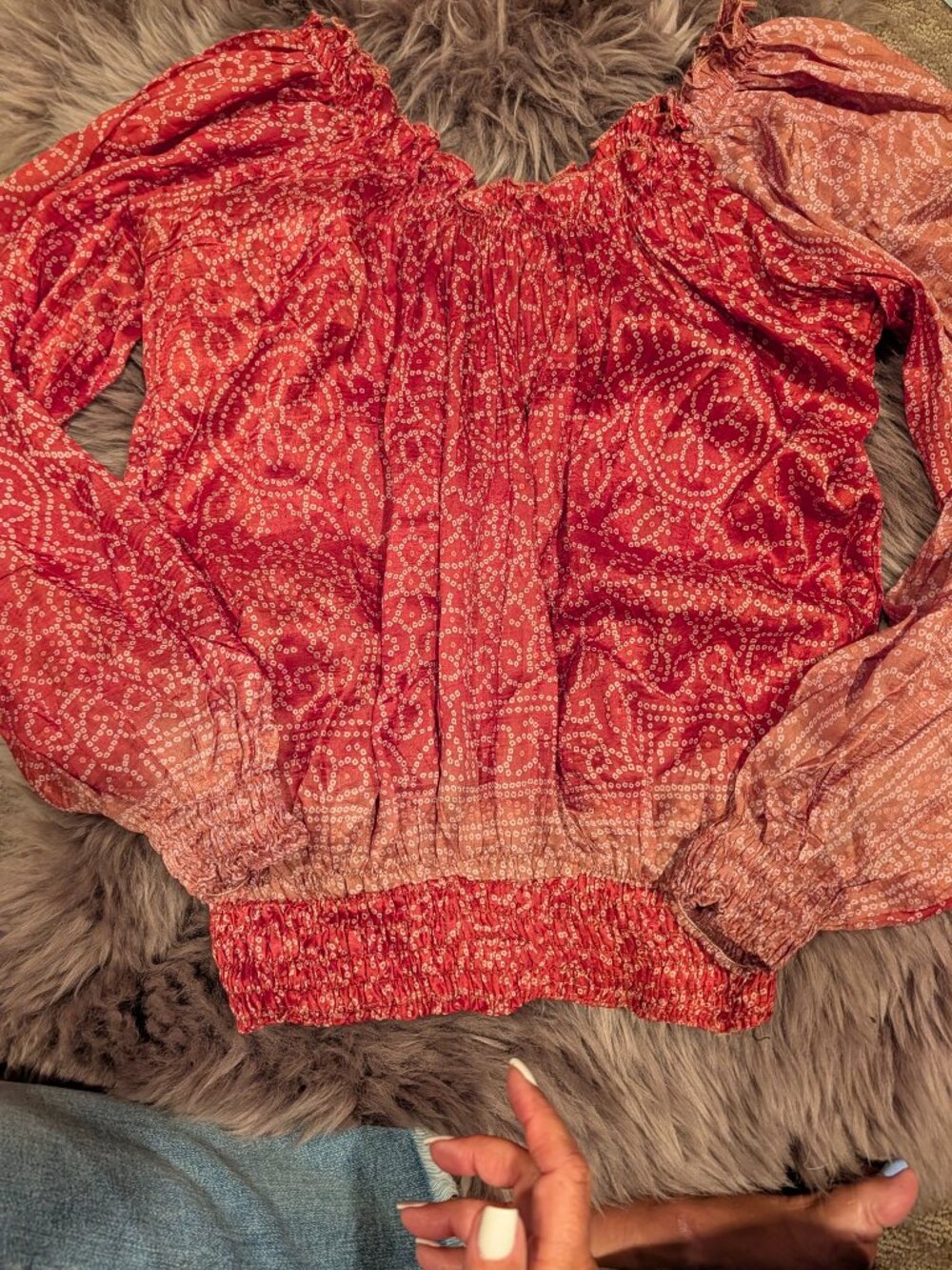 SILK PRINT TOP !